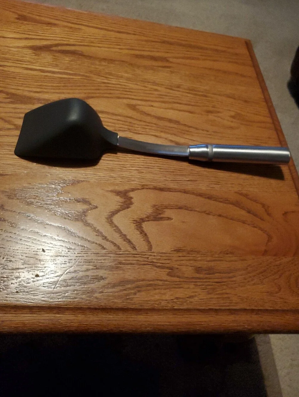 Retired Pampered Chef Stainless Steel Silicone Scoop and Serve Pasta Spatula